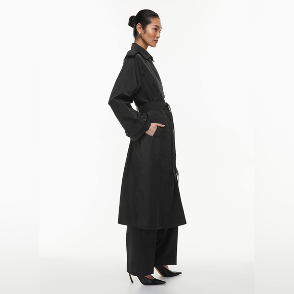 London Fog Belted Trench Coat - Picture 3 of 7